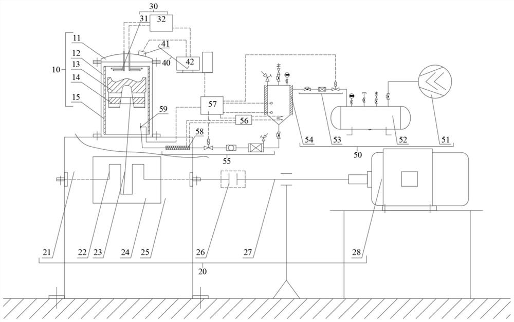 Engine piston remote measurement system reliability detection device and test method