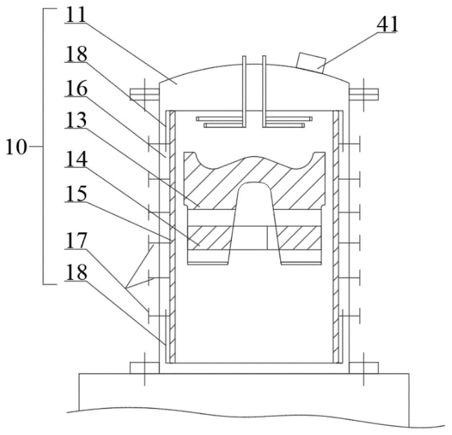 Engine piston remote measurement system reliability detection device and test method