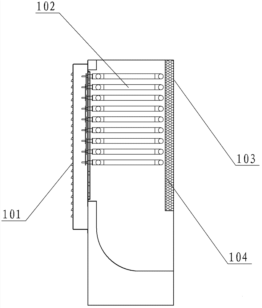 Collected waste heat recycling oven