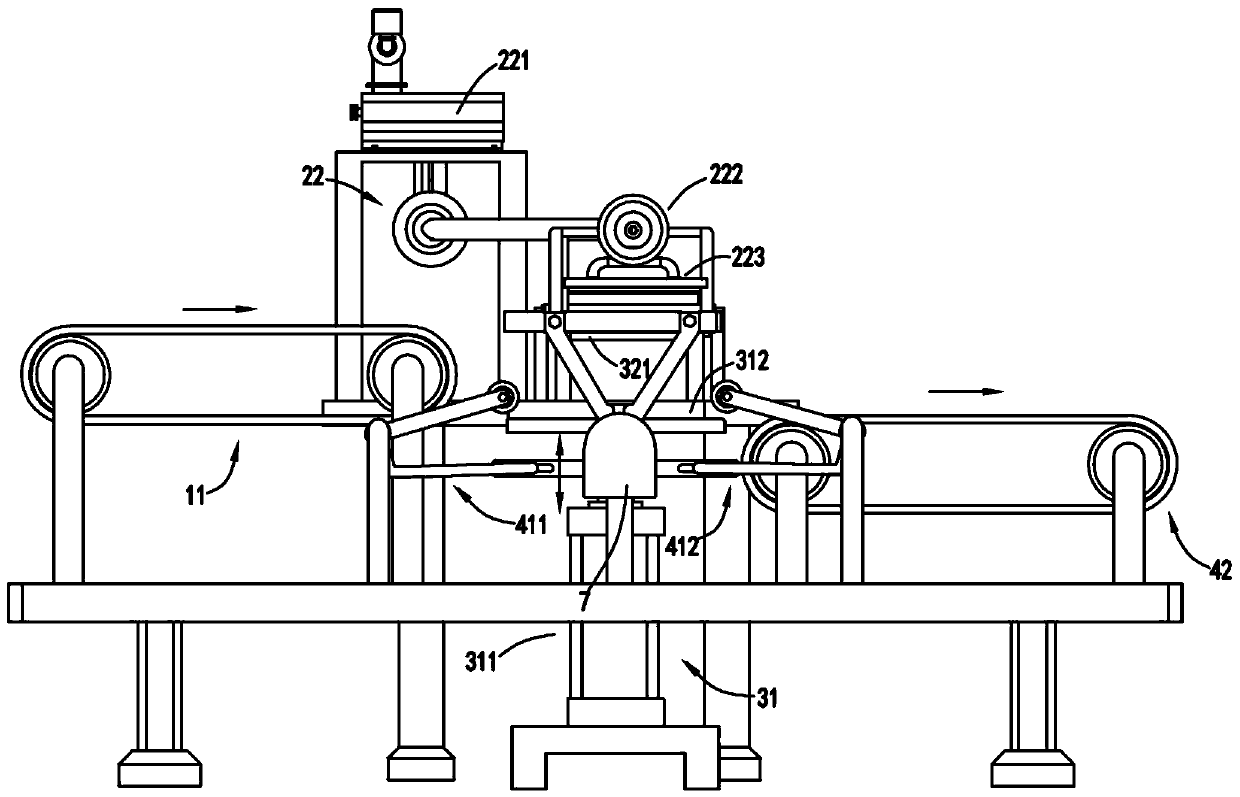 A sheet bonding and automatic output device