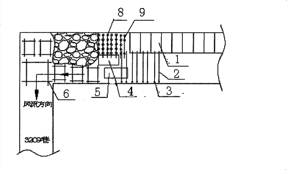 Method for supporting triangular area in coal mine support-dismantling process