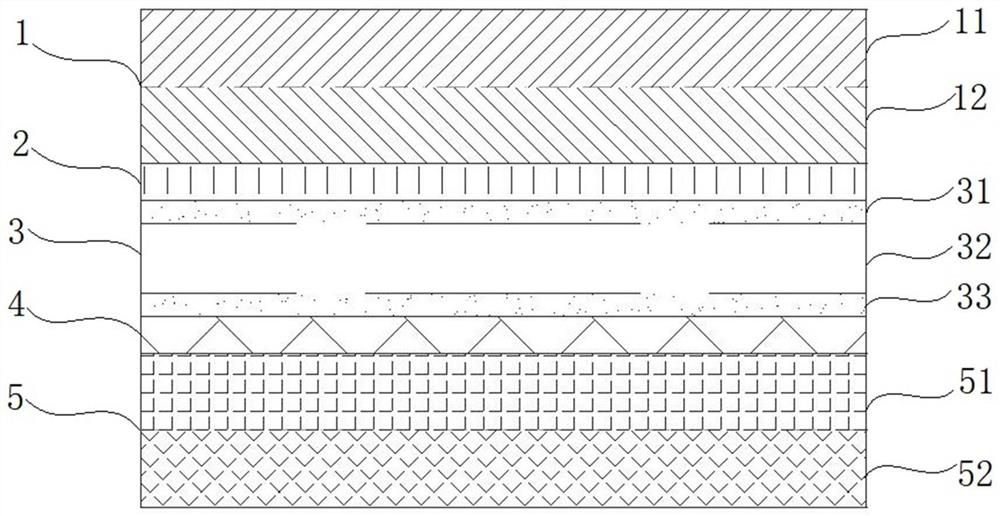 Aluminum-plastic composite film for energy storage power battery and preparation method thereof