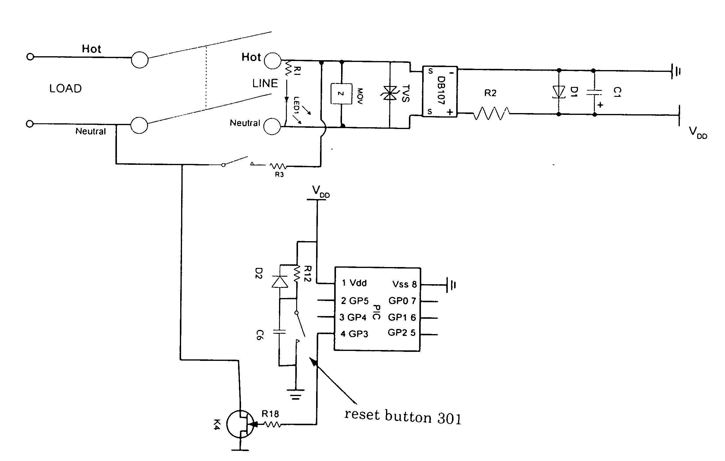 Ground fault circuit interrupter