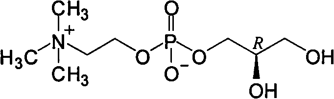 L-alpha-choline glycerophosphate synthesis method