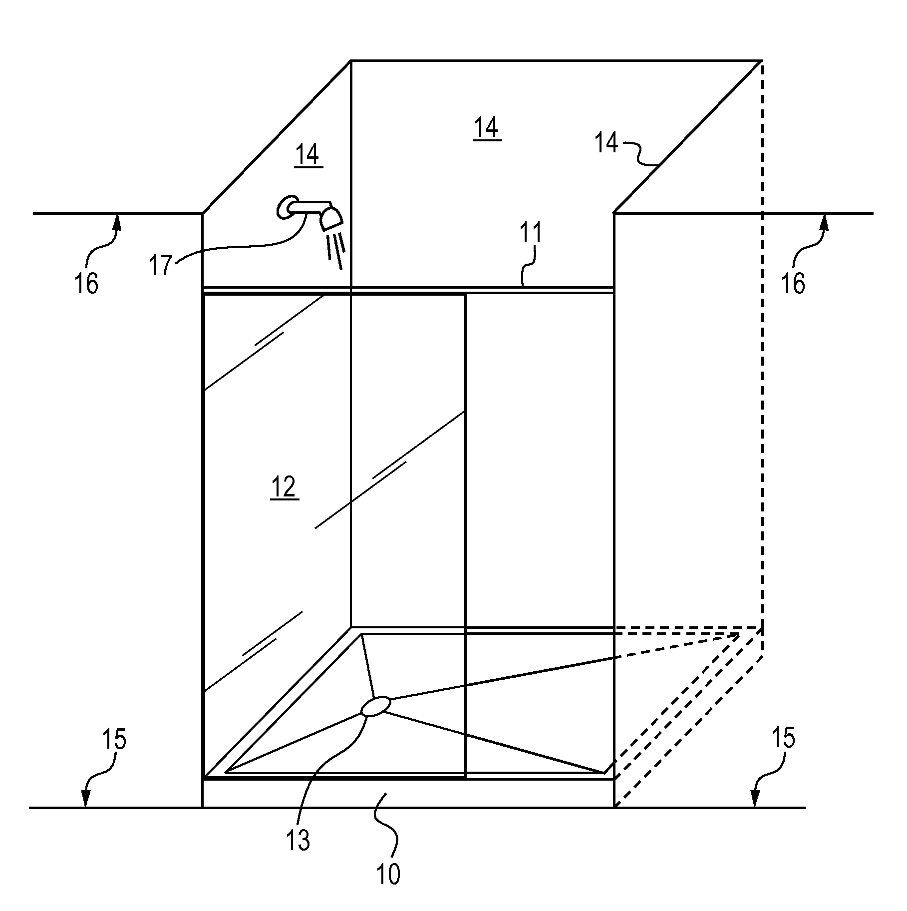 Doorless Shower Enclosure System