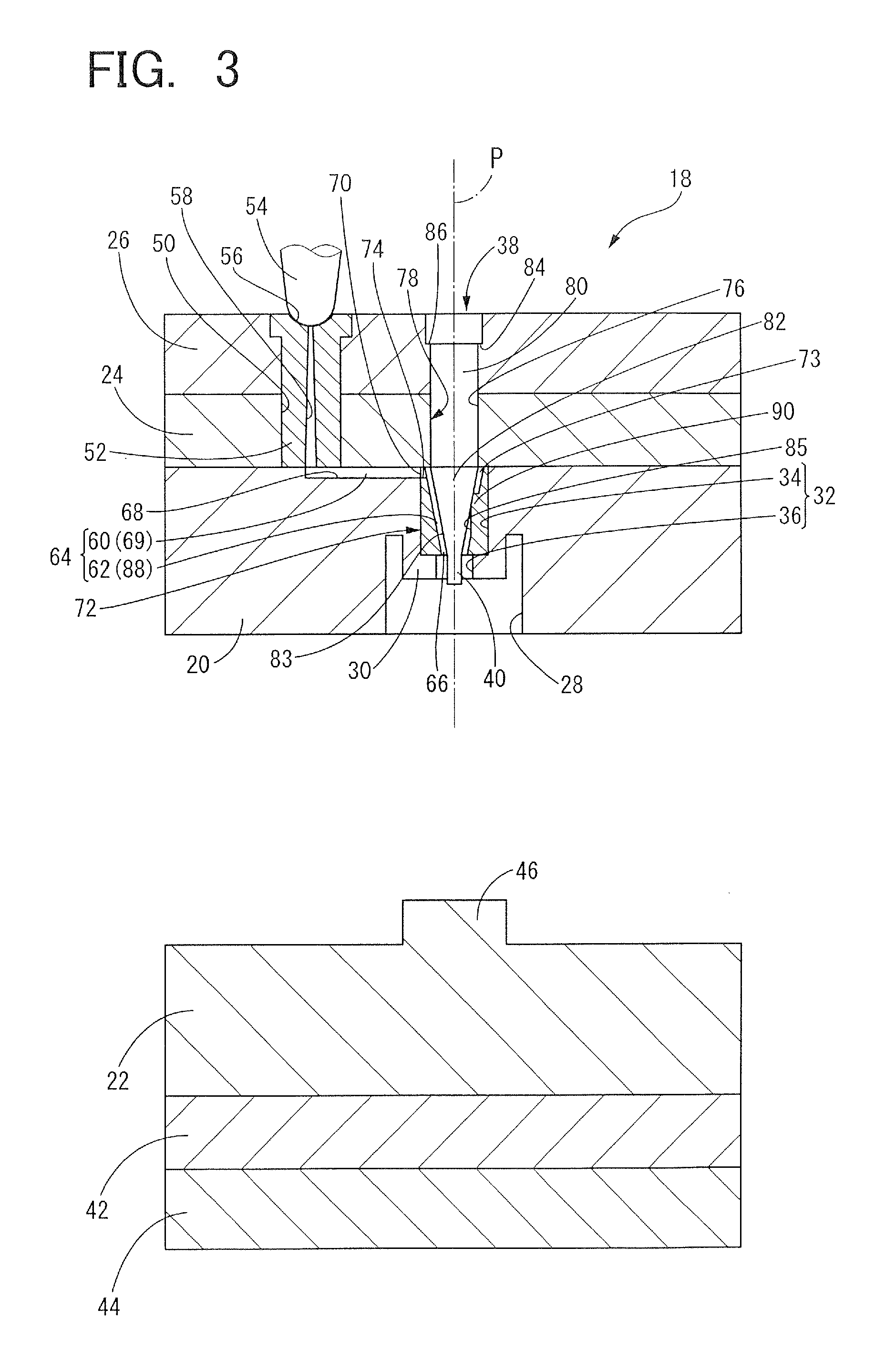 Injection mold and method of producing molded resin article