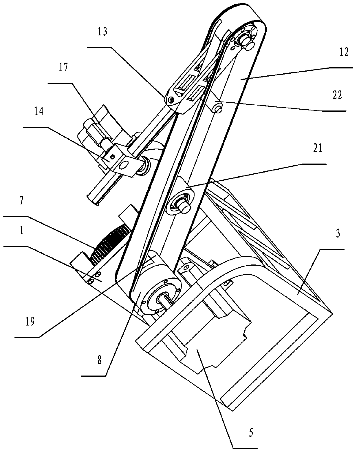 Quadriceps femoris rehabilitation training device