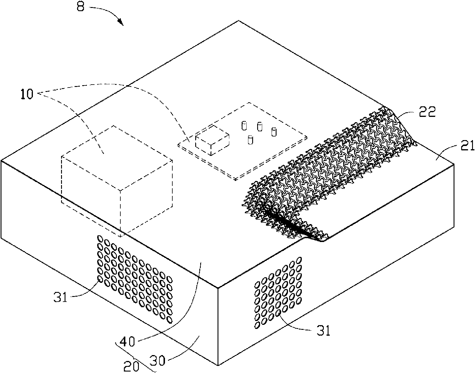 Preparation method of metal meshed board and cover plate and electronic device