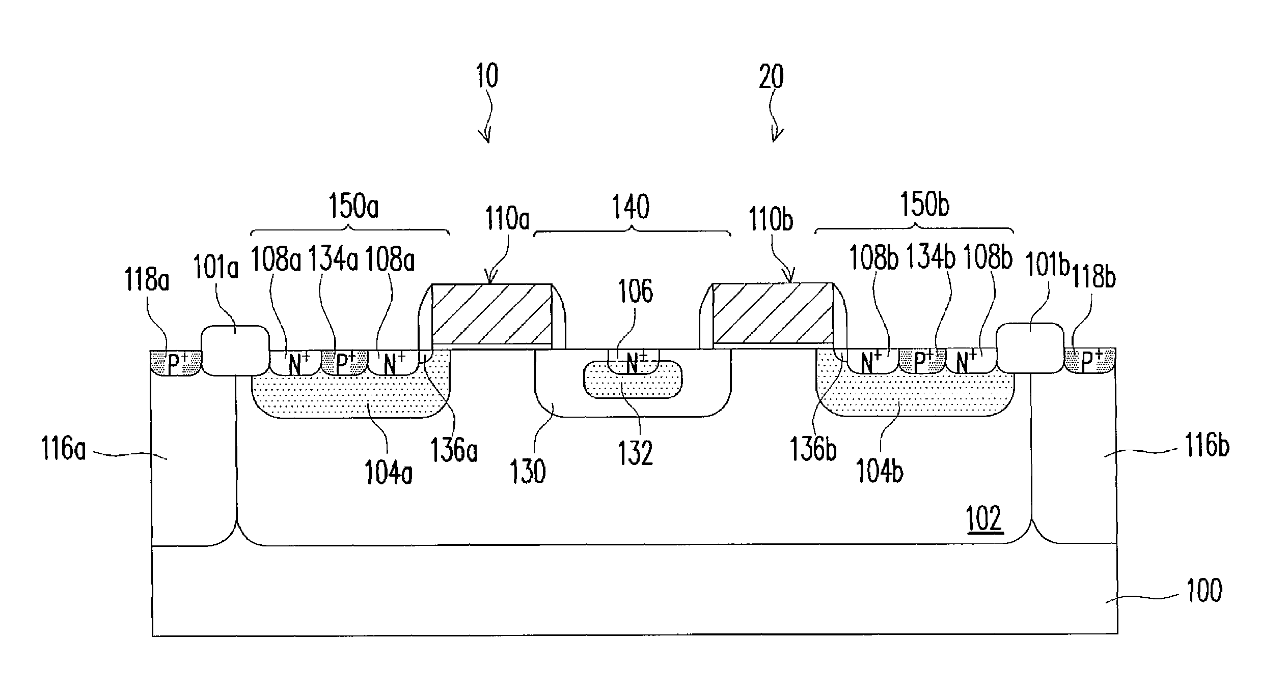 Device for ESD protection circuit