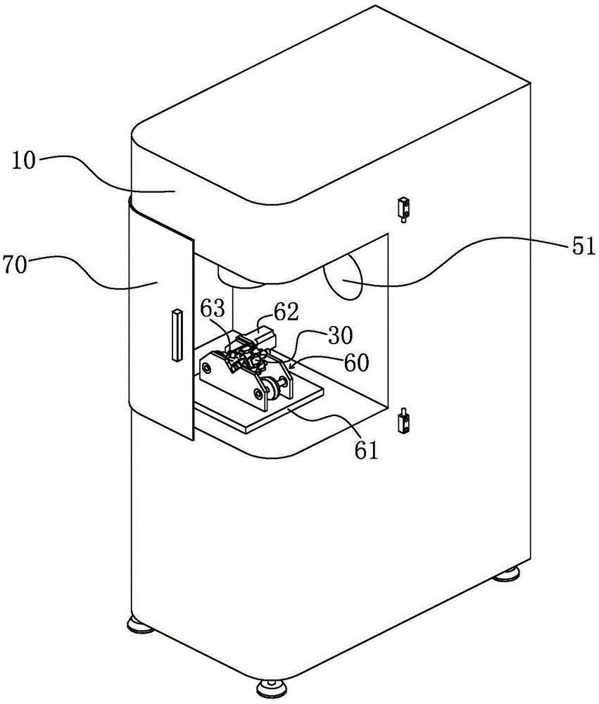 Laser de-weight dynamic balance device and method applied to rotation workpiece