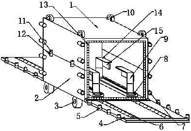 Packaging box for transformer transportation