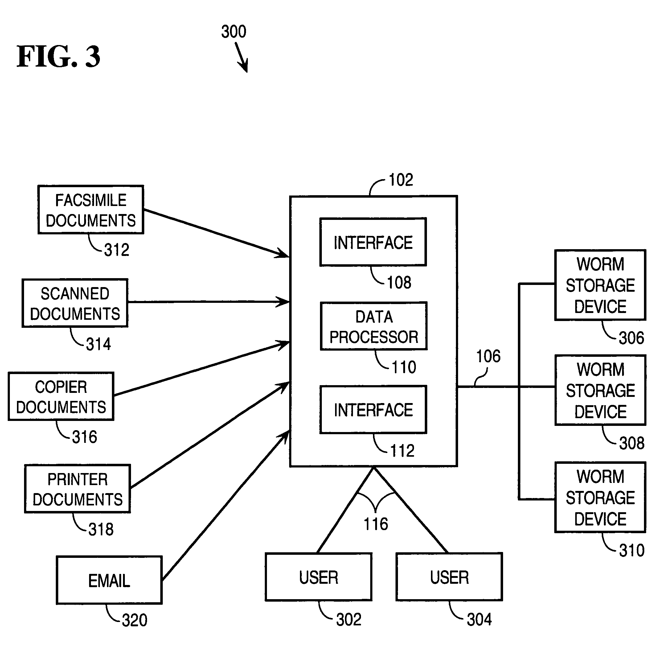 Method and apparatus for storing and managing data