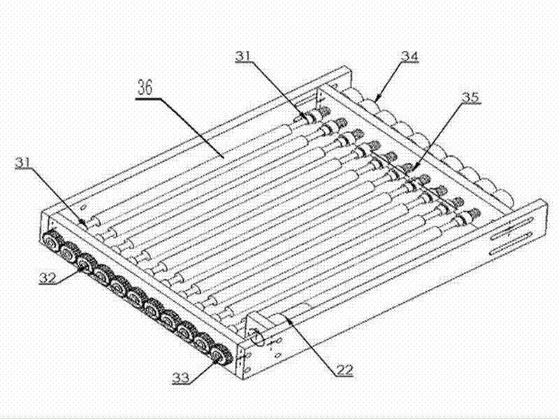 Continuous uniform rotating illumination device for surface treatment of rubber rollers