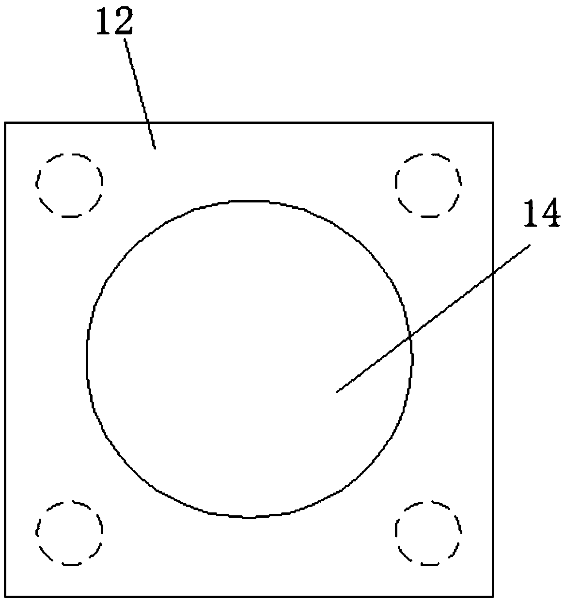 Test method for compressing cold resistance coefficient of vulcanized rubber