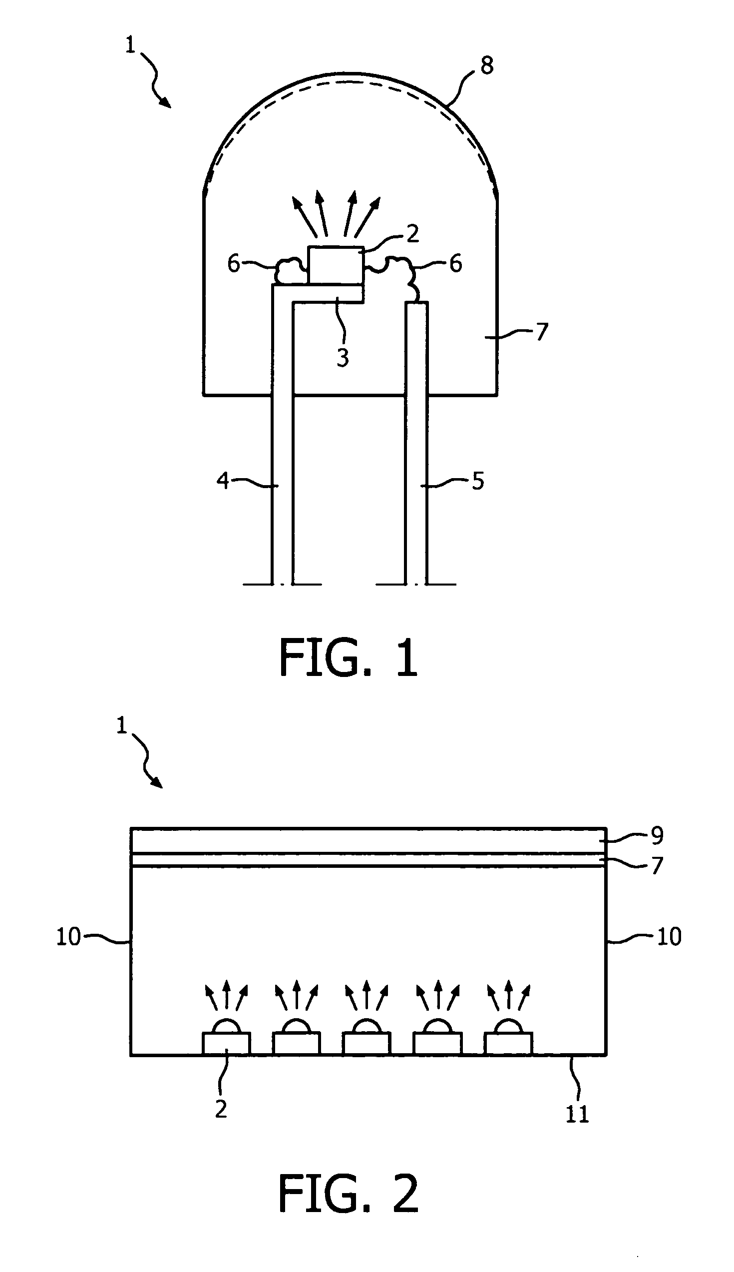 Lighting device with light source and wavelength converting element