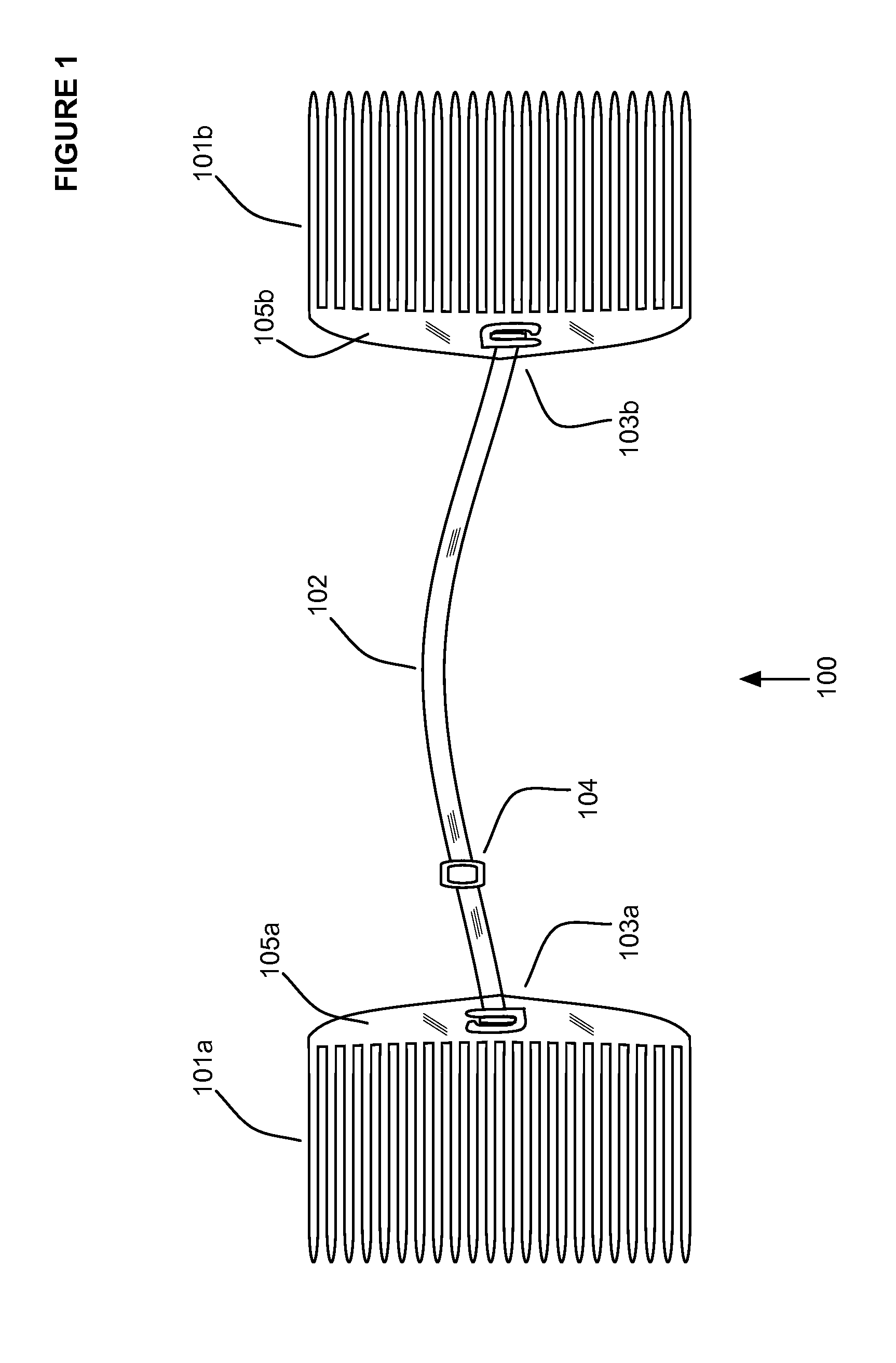 Adjustable non-tangle dual comb hair apparatus