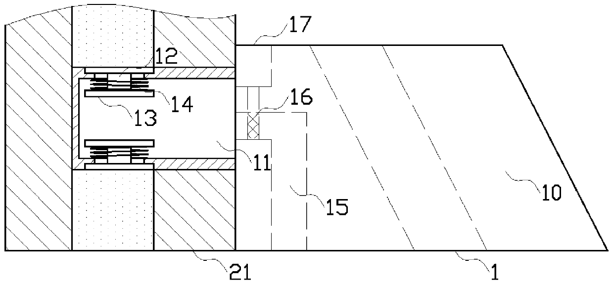 Anti-deformation lateral core pulling injection mold