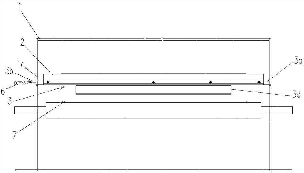 Sulfur dioxide blowing device of float glass annealing furnace