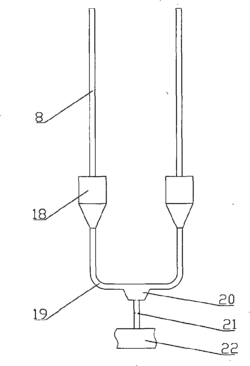 Damping opposite-thrust type gas wave refrigerating machine