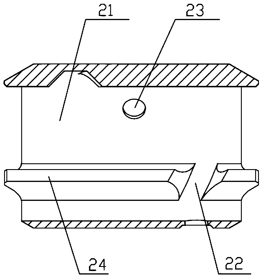 A sucker rod centralizer with built-in oil guide channel