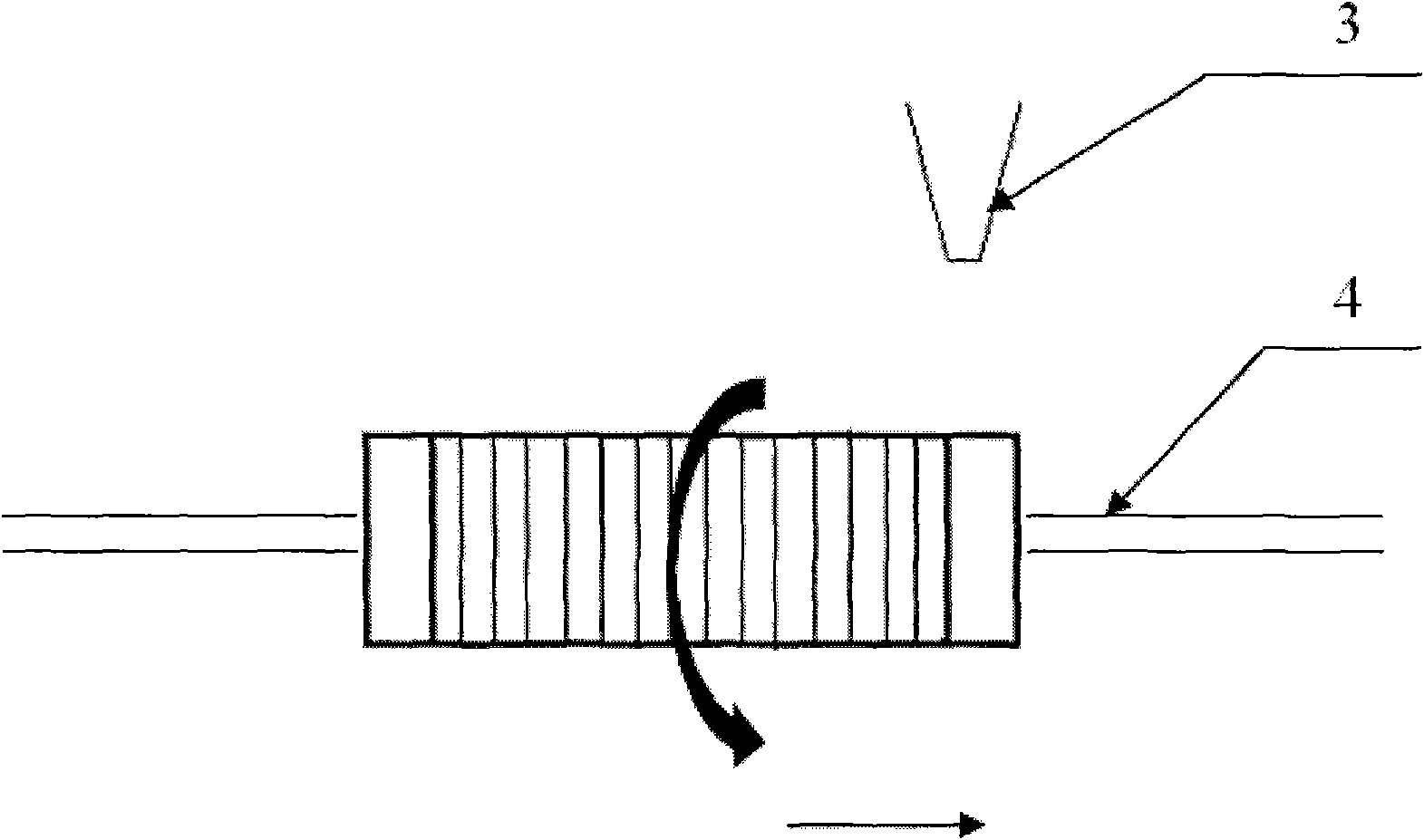 Chamfering method of optical lens for camera