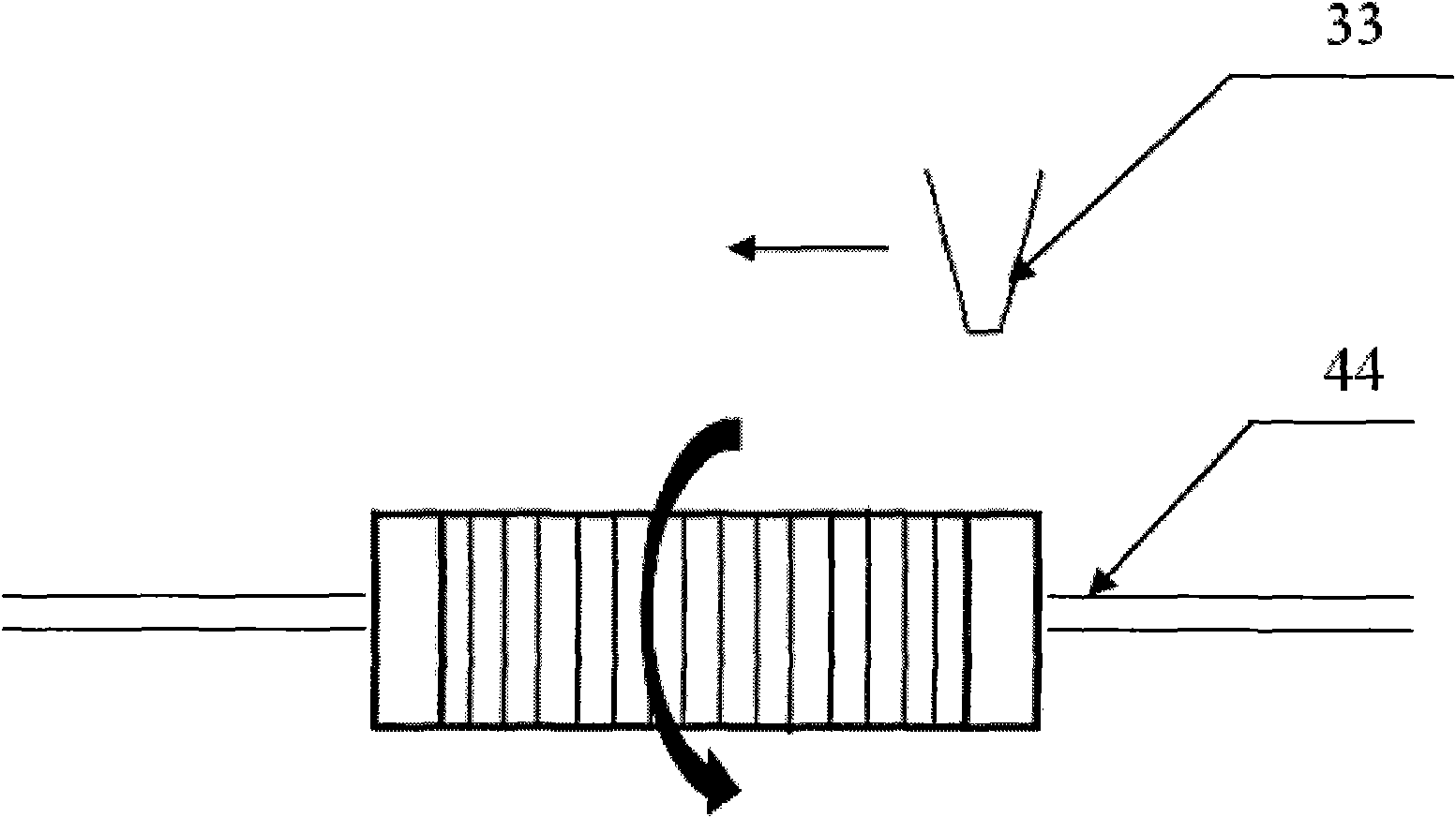 Chamfering method of optical lens for camera