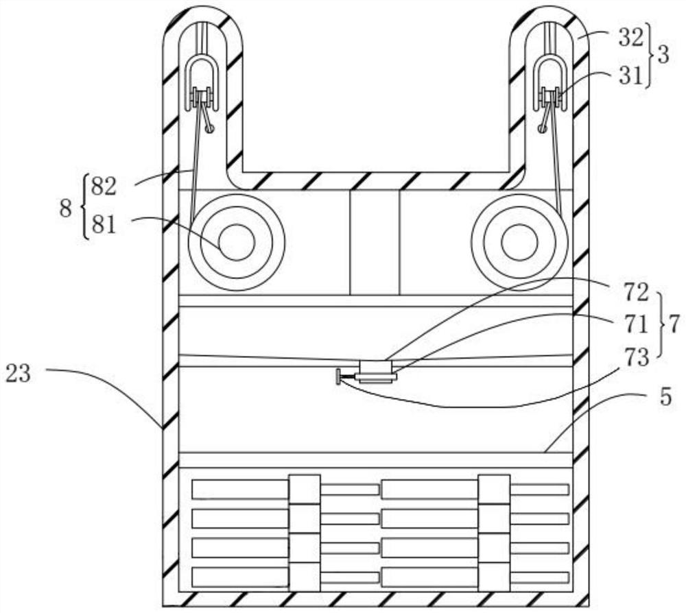 A high-rise fire escape method