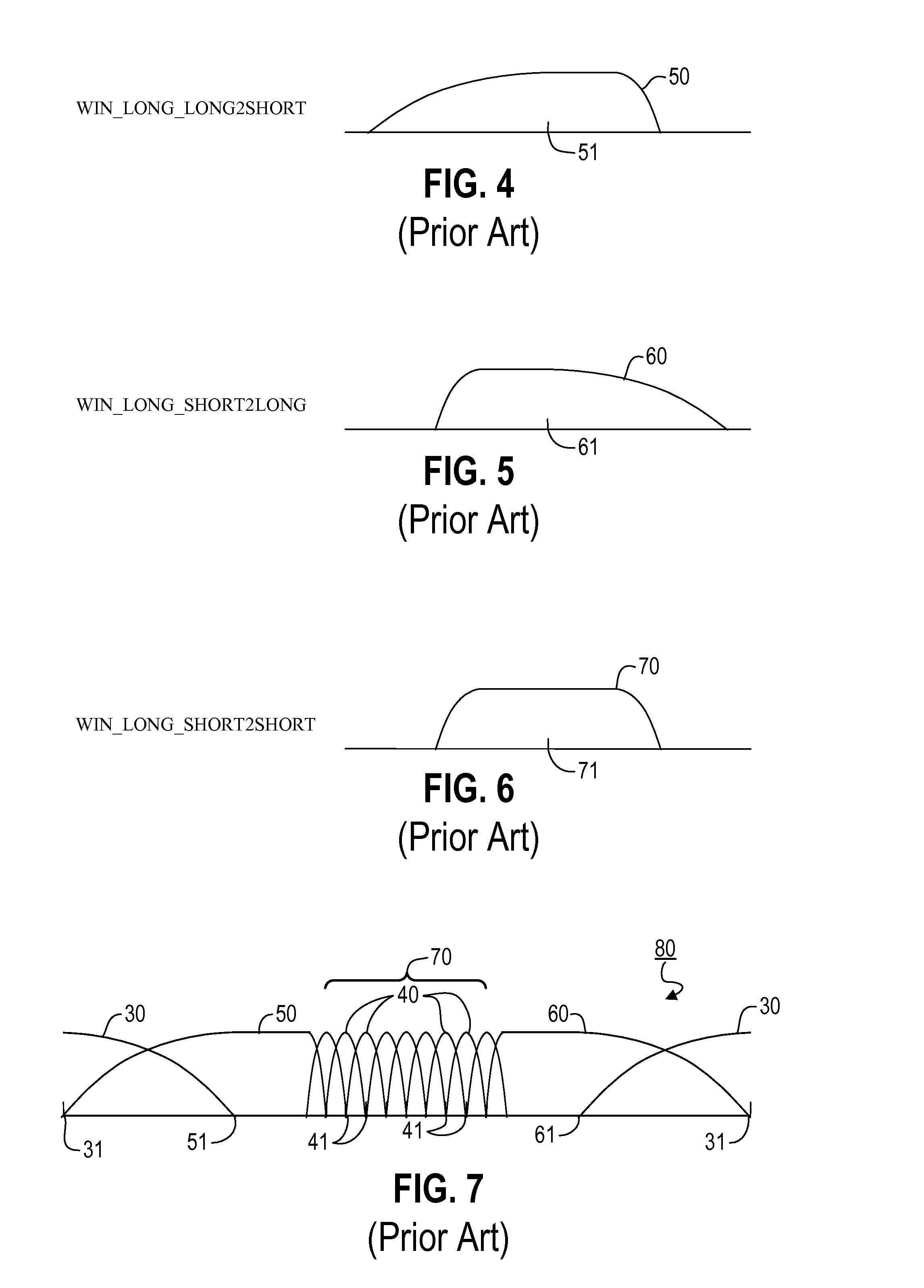 Window selection based on transient detection and location to provide variable time resolution in processing frame-based data