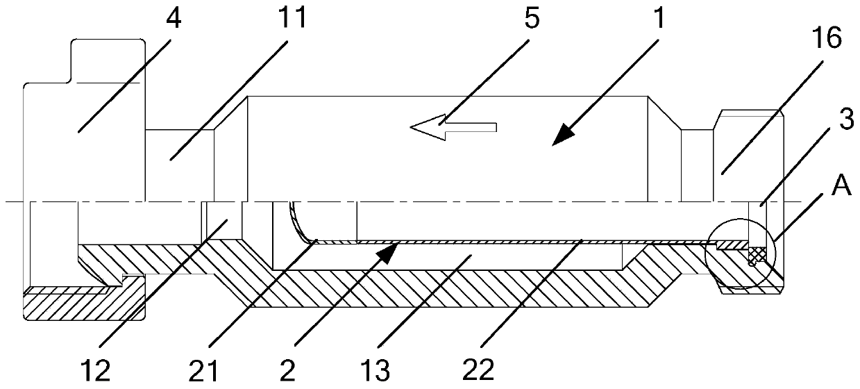 High-pressure filter for drilling fluid circulating system