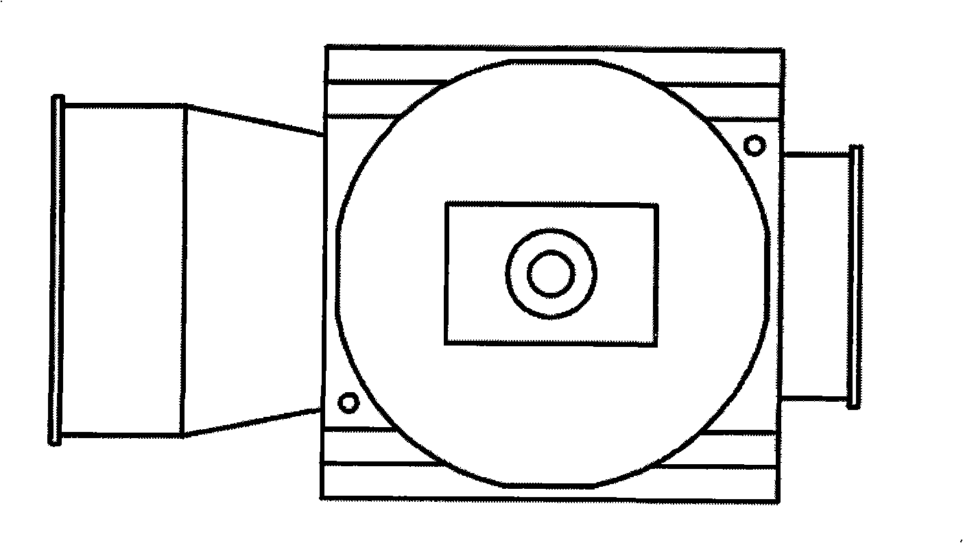 Last stage pressure reducing device