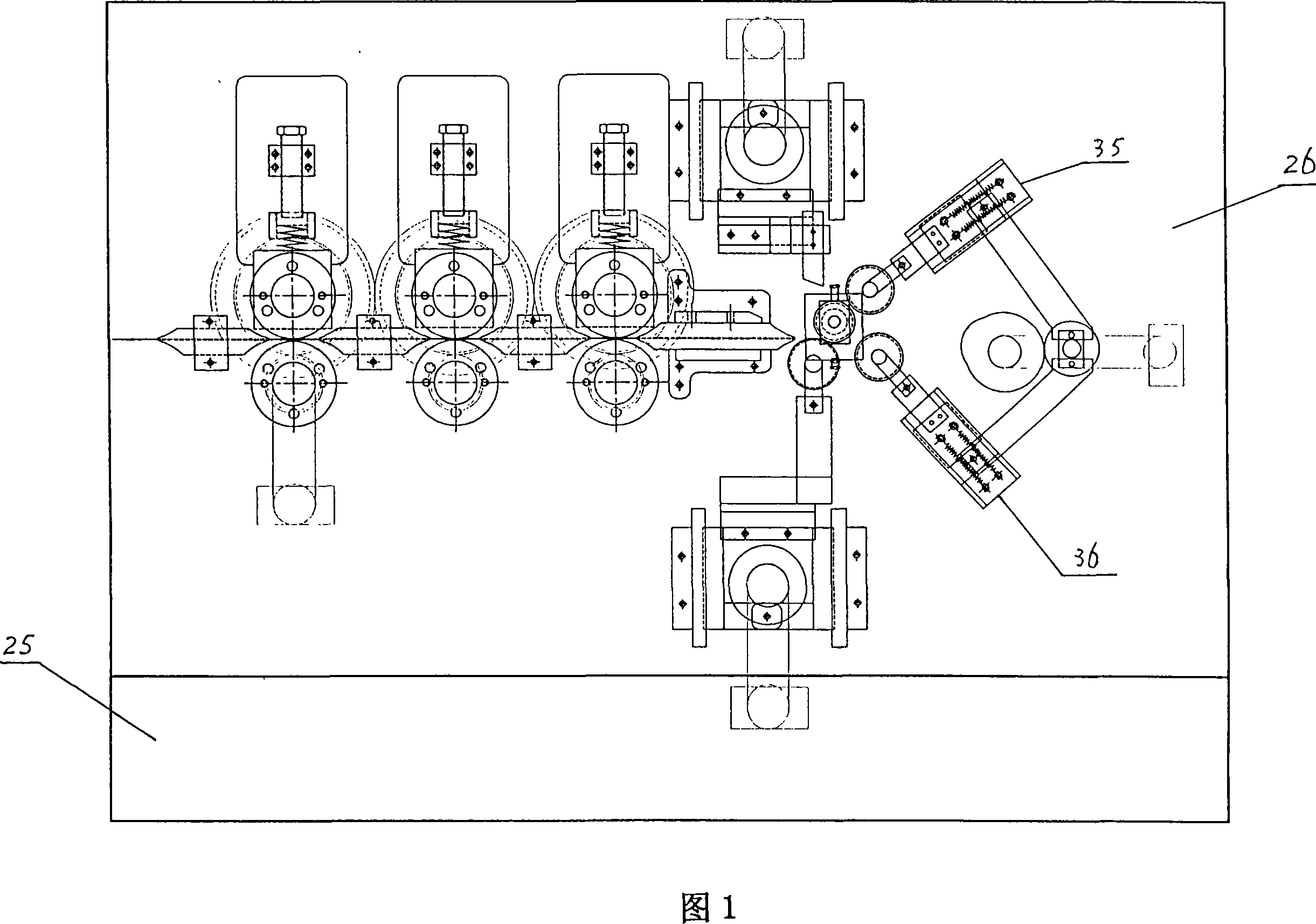 Method for manufacturing wave shaped spring