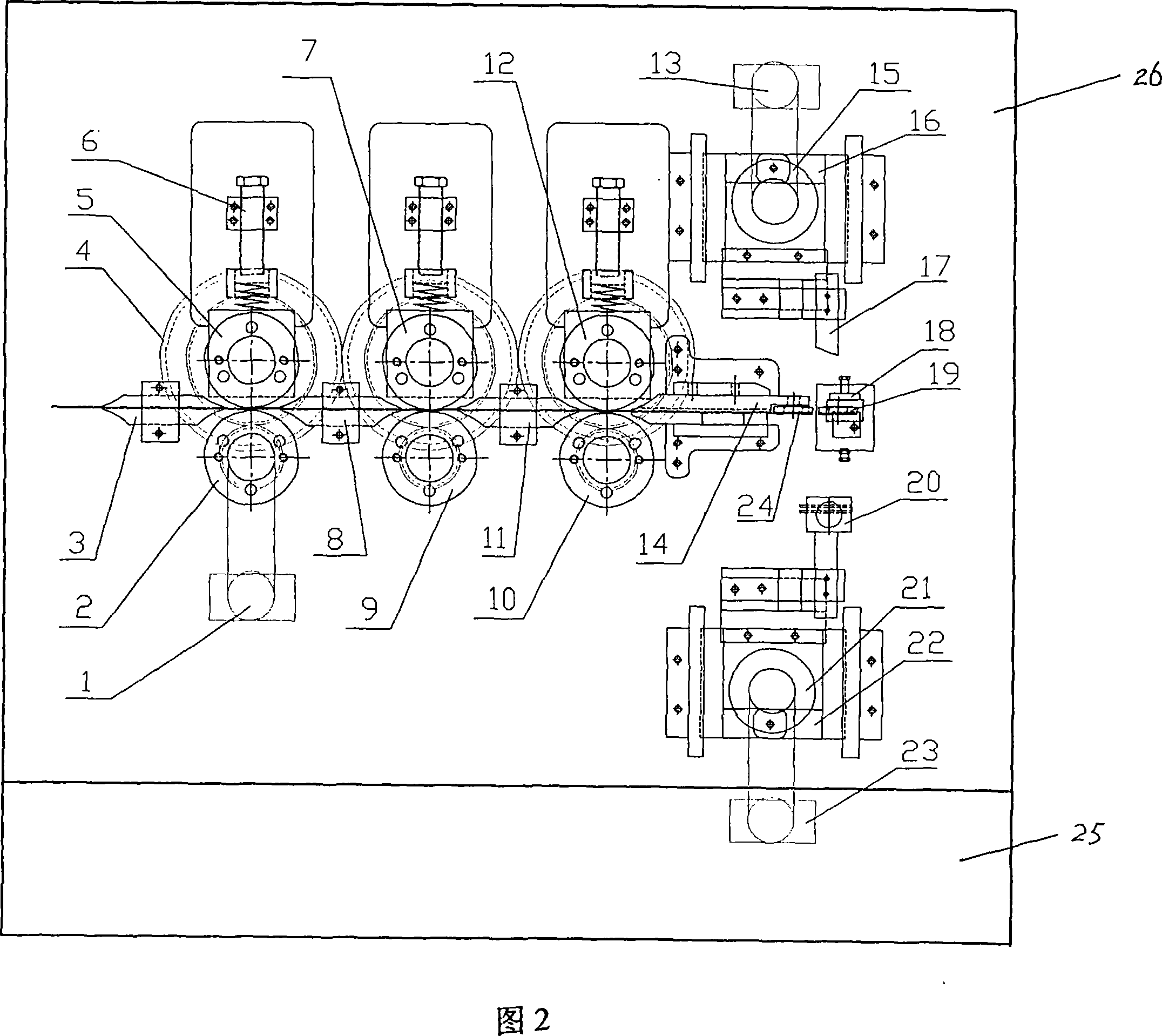 Method for manufacturing wave shaped spring