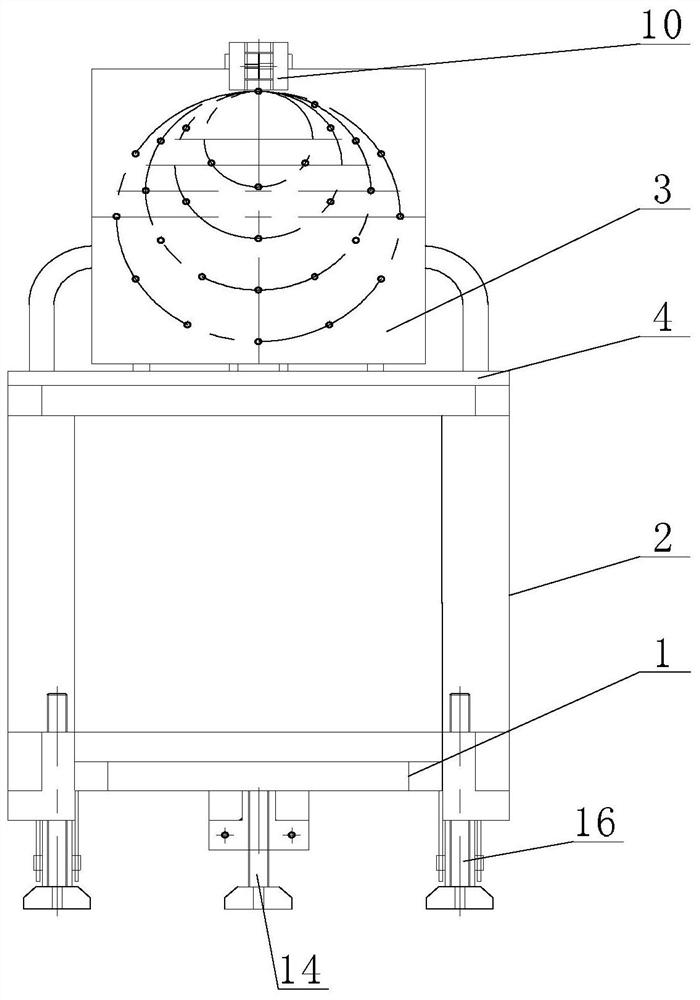 A kind of spring support rigidity detection device