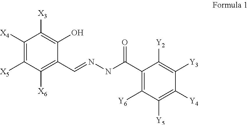 Fungicidal compositions including hydrazone derivatives and copper