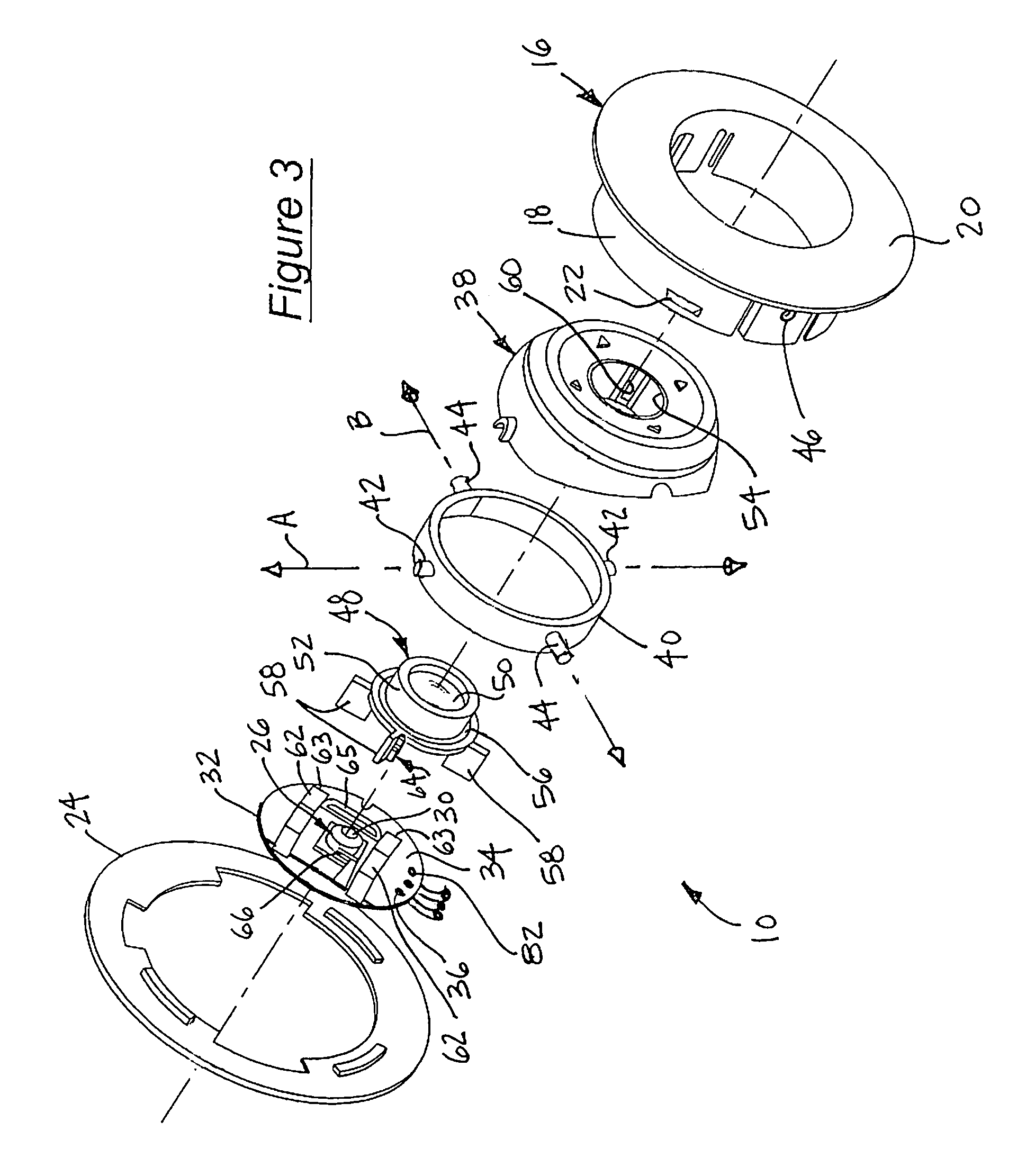 Lamp assembly having variable focus and directionality