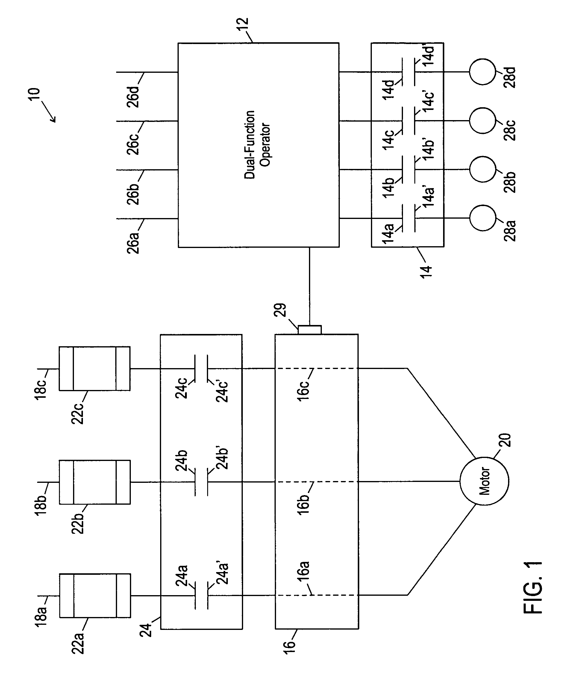 Dual function reset operator for an electrical device