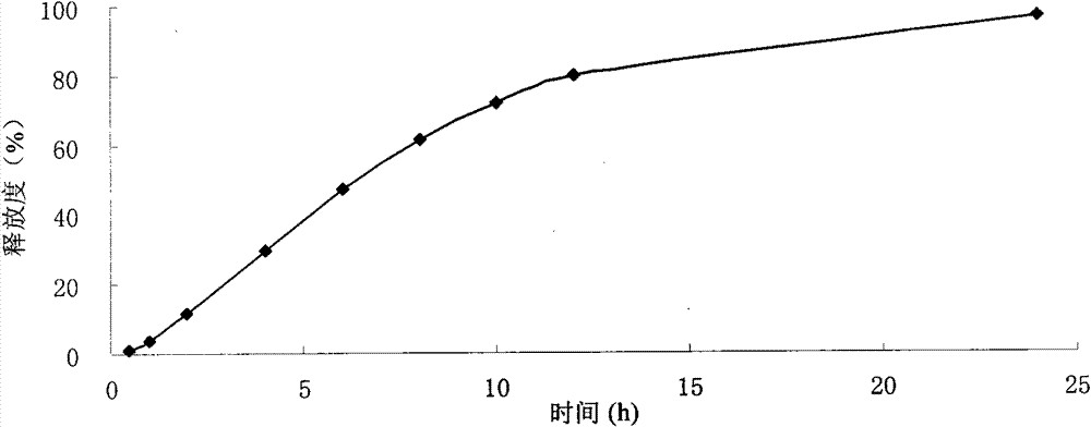 Neostigmine bromide slow release preparation and its preparation method