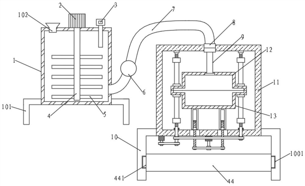 Rapid cooling and demolding device for steel casting