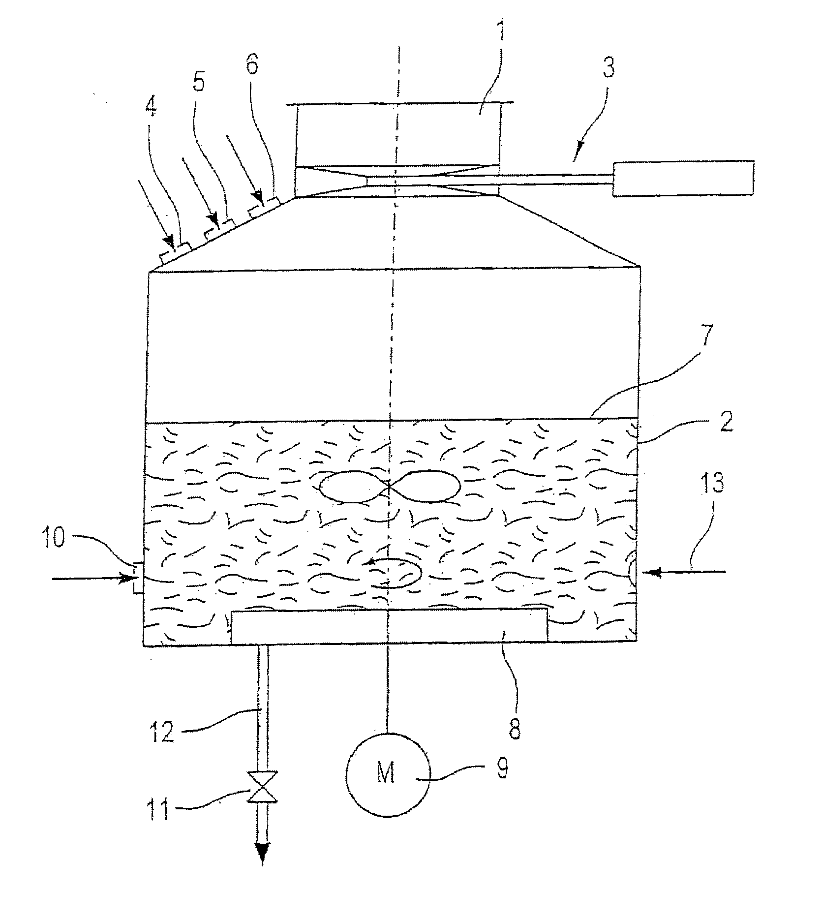 Method and device for loading a fibrous stock suspension