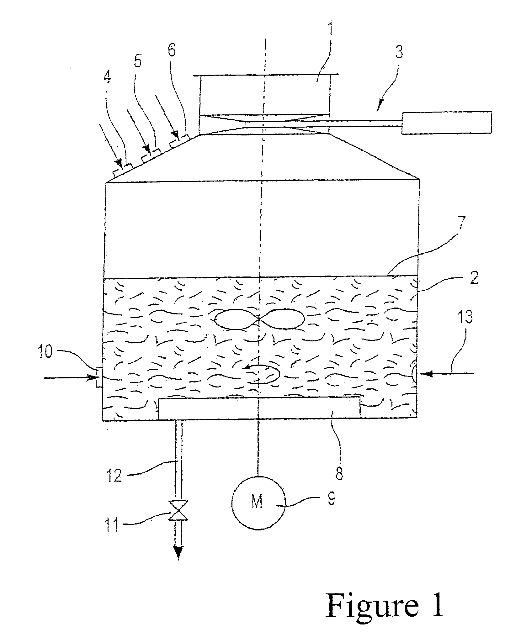 Method and device for loading a fibrous stock suspension