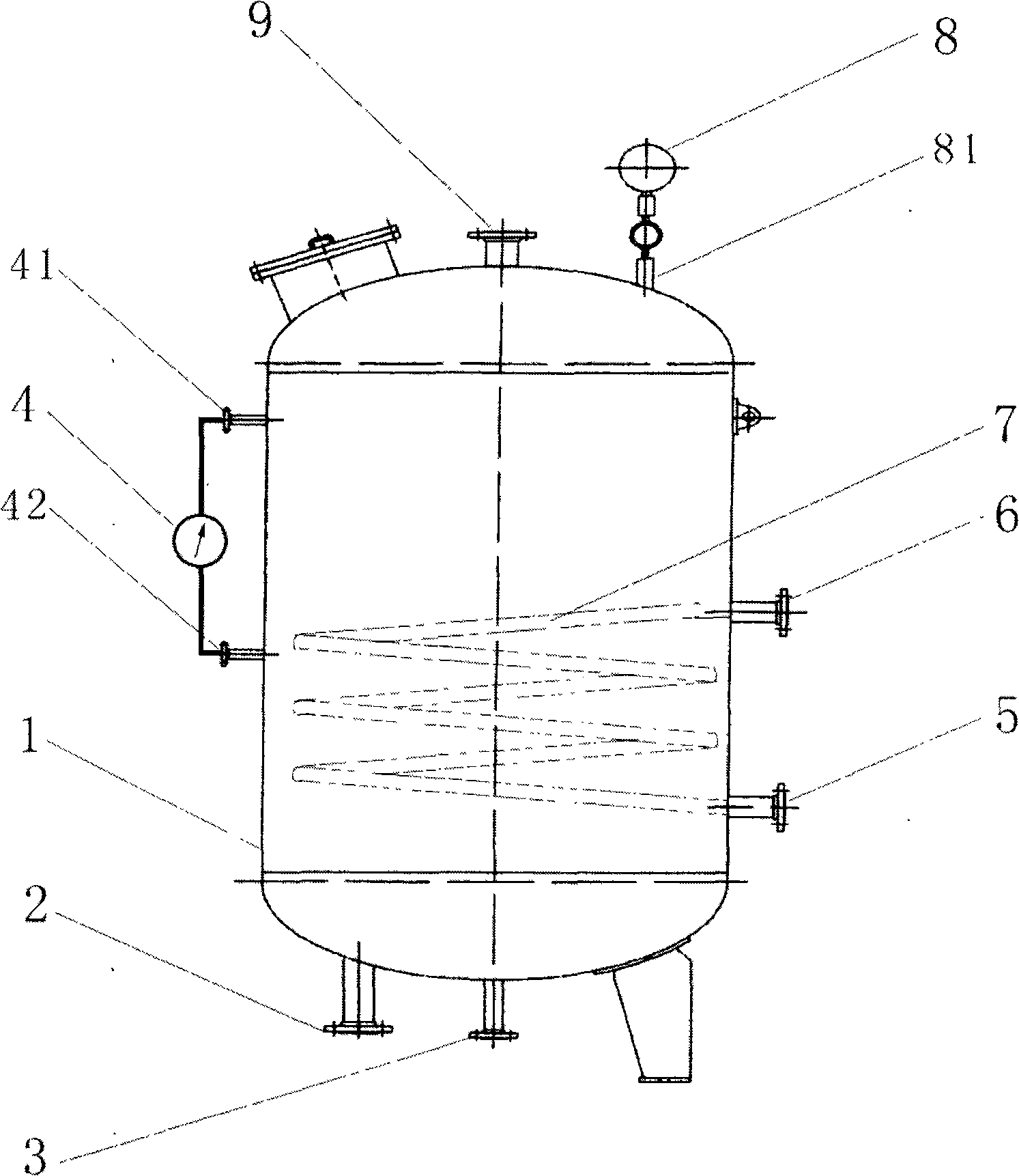 Coil tube type steam generation apparatus