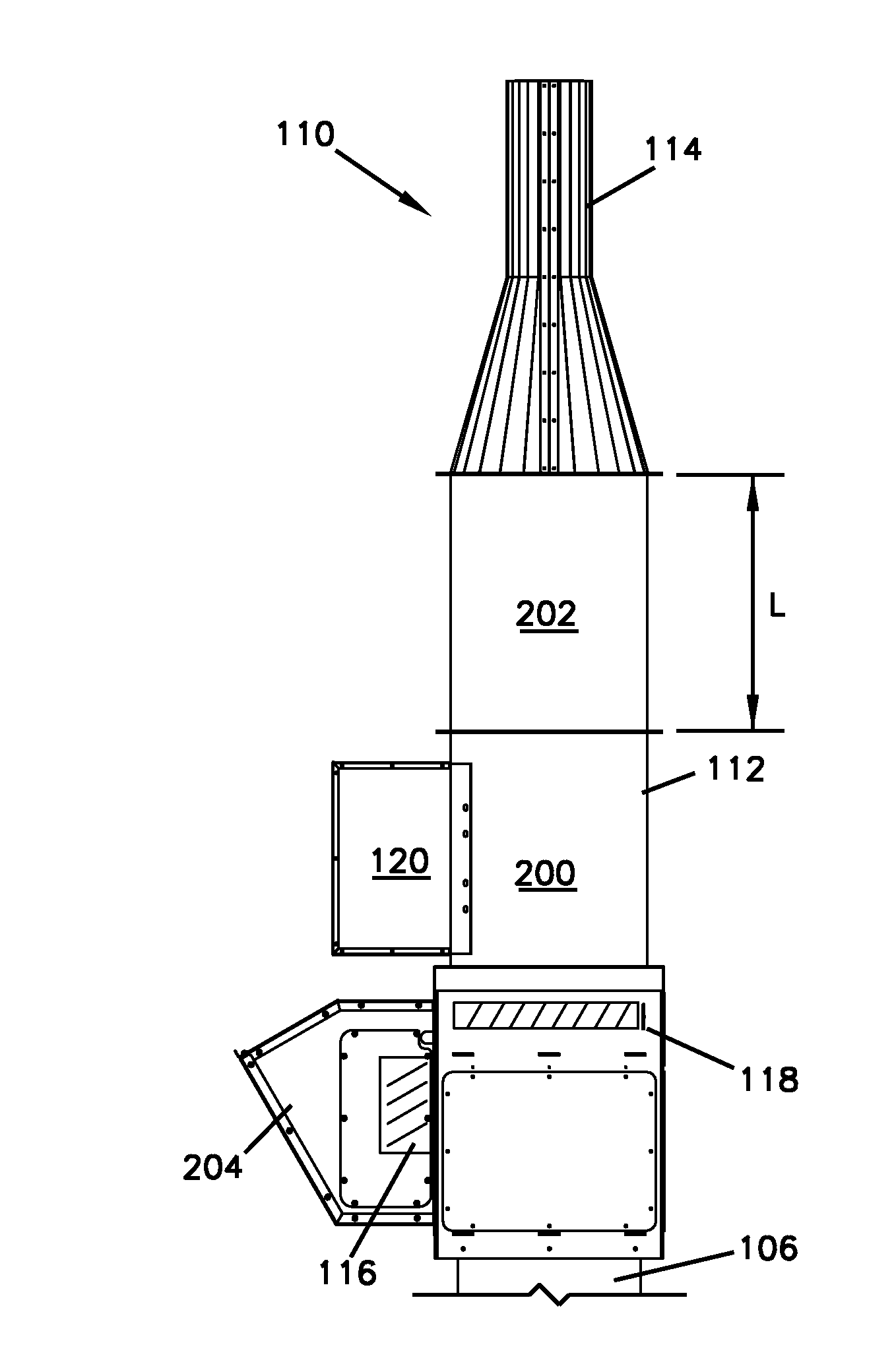 Variable-volume exhaust system