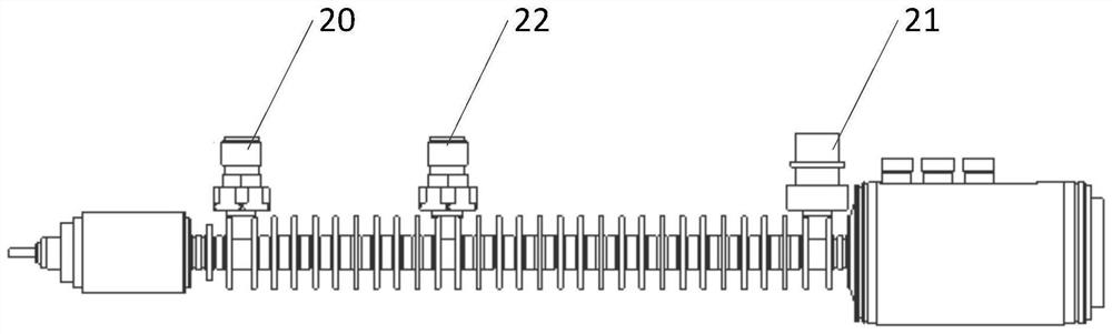 A traveling wave tube slow wave system, a traveling wave tube including the same, and a traveling wave tube transceiver assembly