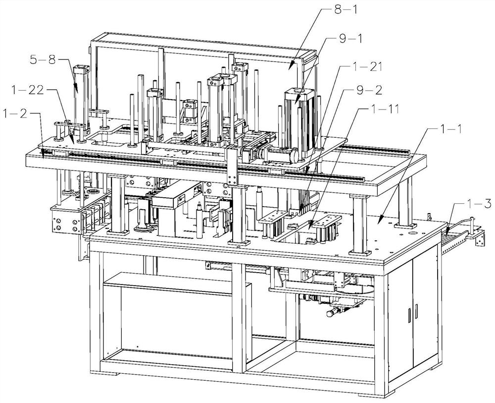 A storage battery automatic slotting equipment