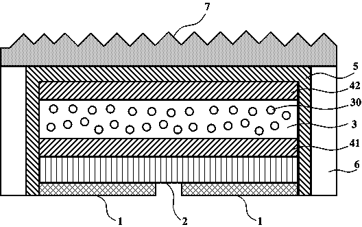 Quantum dot LED and preparation method