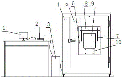 Temperature-measuring-type electrical fire monitoring detector basic function automatic testing device