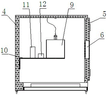 Temperature-measuring-type electrical fire monitoring detector basic function automatic testing device