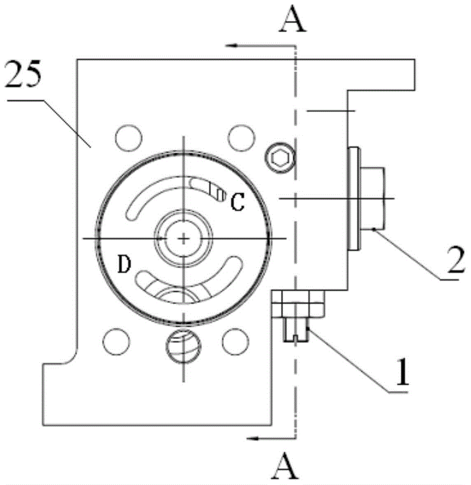 Single-stage constant-speed valve used for high-pressure kerosene constant-speed hydraulic motor