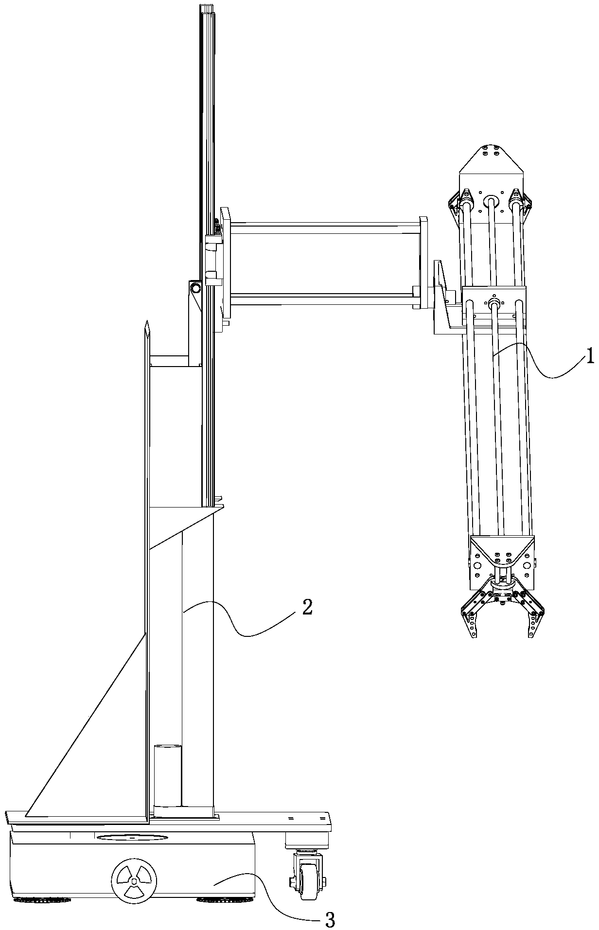An intelligent stairway cleaning robot with grasping and guardrail climbing ability and a control method thereof