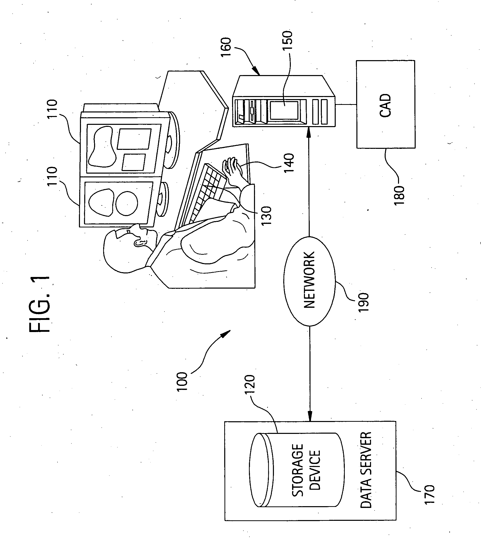 Method and system for displaying regions of pathological interest